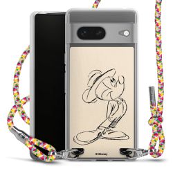 New Carry Case Transparent Stoff colourful/silber