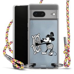 New Carry Case Transparent Stoff colourful/silber