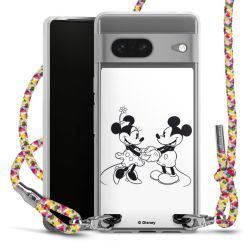 New Carry Case Transparent Stoff colourful/silber