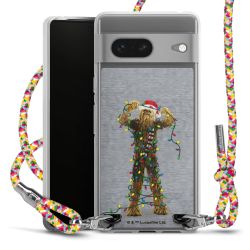 New Carry Case Transparent Stoff colourful/silber