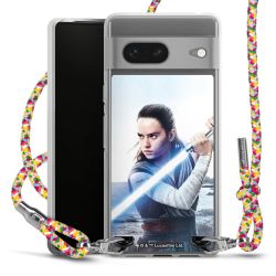 New Carry Case Transparent Stoff colourful/silber