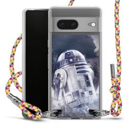 New Carry Case Transparent Stoff colourful/silber