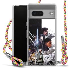 New Carry Case Transparent Stoff colourful/silber