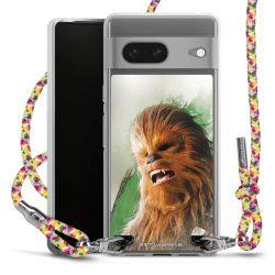 New Carry Case Transparent Stoff colourful/silber