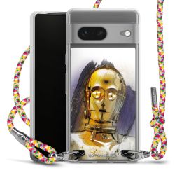 New Carry Case Transparent Stoff colourful/silber