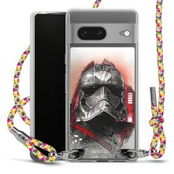 New Carry Case Transparent Stoff colourful/silber