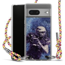 New Carry Case Transparent Stoff colourful/silber