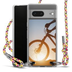 New Carry Case Transparent Stoff colourful/silber