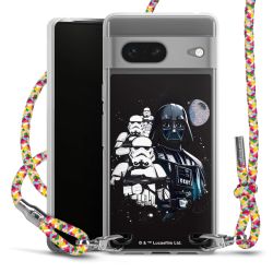 New Carry Case Transparent Stoff colourful/silber