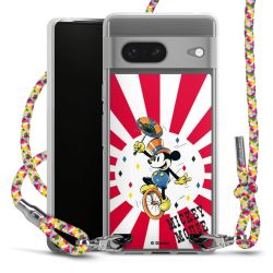 New Carry Case Transparent Stoff colourful/silber