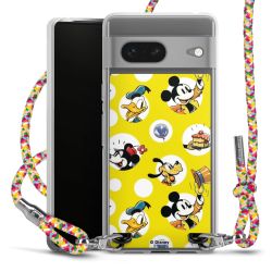 New Carry Case Transparent Stoff colourful/silber