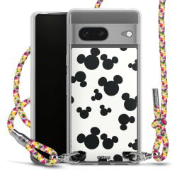 New Carry Case Transparent Stoff colourful/silber