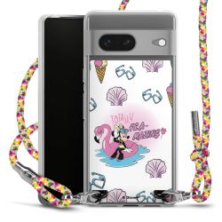 New Carry Case Transparent Stoff colourful/silber