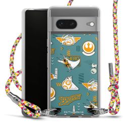 New Carry Case Transparent Stoff colourful/silber