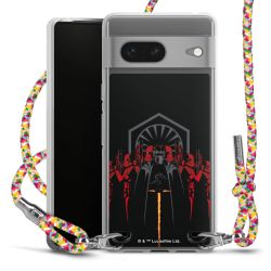 New Carry Case Transparent Stoff colourful/silber