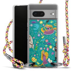 New Carry Case Transparent Stoff colourful/silber