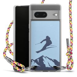 New Carry Case Transparent Stoff colourful/silber