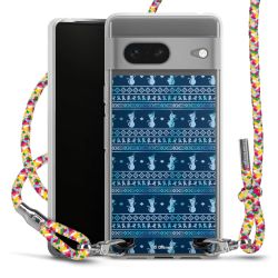 New Carry Case Transparent Stoff colourful/silber