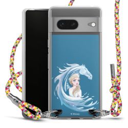 New Carry Case Transparent Stoff colourful/silber