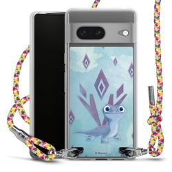 New Carry Case Transparent Stoff colourful/silber