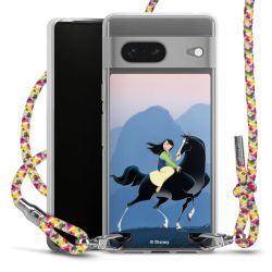 New Carry Case Transparent Stoff colourful/silber