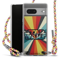 New Carry Case Transparent Stoff colourful/silber