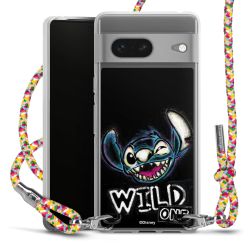 New Carry Case Transparent Stoff colourful/silber