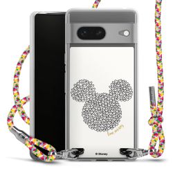 New Carry Case Transparent Stoff colourful/silber