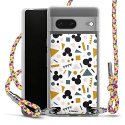 New Carry Case Transparent Stoff colourful/silber