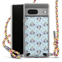 New Carry Case Transparent Stoff colourful/silber