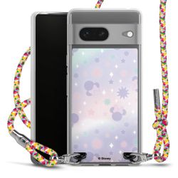 New Carry Case Transparent Stoff colourful/silber