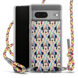 New Carry Case Transparent Stoff colourful/silber