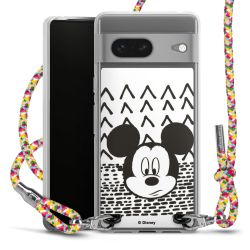 New Carry Case Transparent Stoff colourful/silber