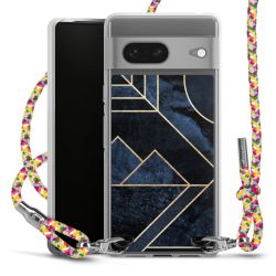 New Carry Case Transparent Stoff colourful/silber