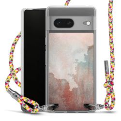 New Carry Case Transparent Stoff colourful/silber