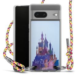 New Carry Case Transparent Stoff colourful/silber