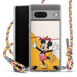 New Carry Case Transparent Stoff colourful/silber