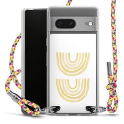 New Carry Case Transparent Stoff colourful/silber