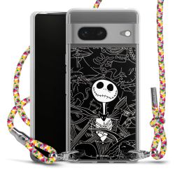 New Carry Case Transparent Stoff colourful/silber