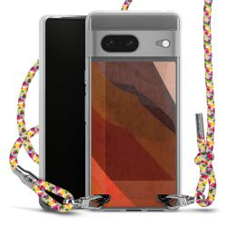 New Carry Case Transparent Stoff colourful/silber