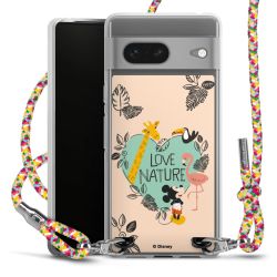 New Carry Case Transparent Stoff colourful/silber