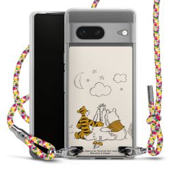 New Carry Case Transparent Stoff colourful/silber