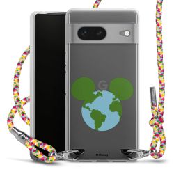 New Carry Case Transparent Stoff colourful/silber