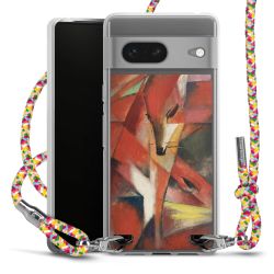 New Carry Case Transparent Stoff colourful/silber