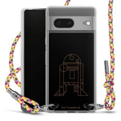 New Carry Case Transparent Stoff colourful/silber