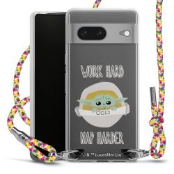 New Carry Case Transparent Stoff colourful/silber