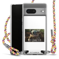 New Carry Case Transparent Stoff colourful/silber