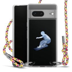 New Carry Case Transparent Stoff colourful/silber