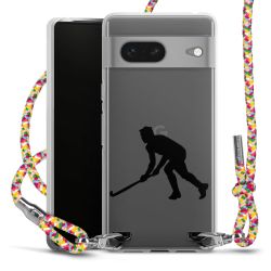 New Carry Case Transparent Stoff colourful/silber