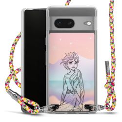 New Carry Case Transparent Stoff colourful/silber